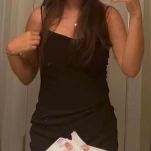 Black mini dress! Perfect for hoco